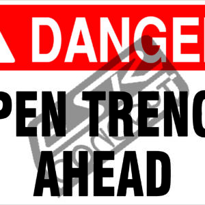 Danger - Open Trench