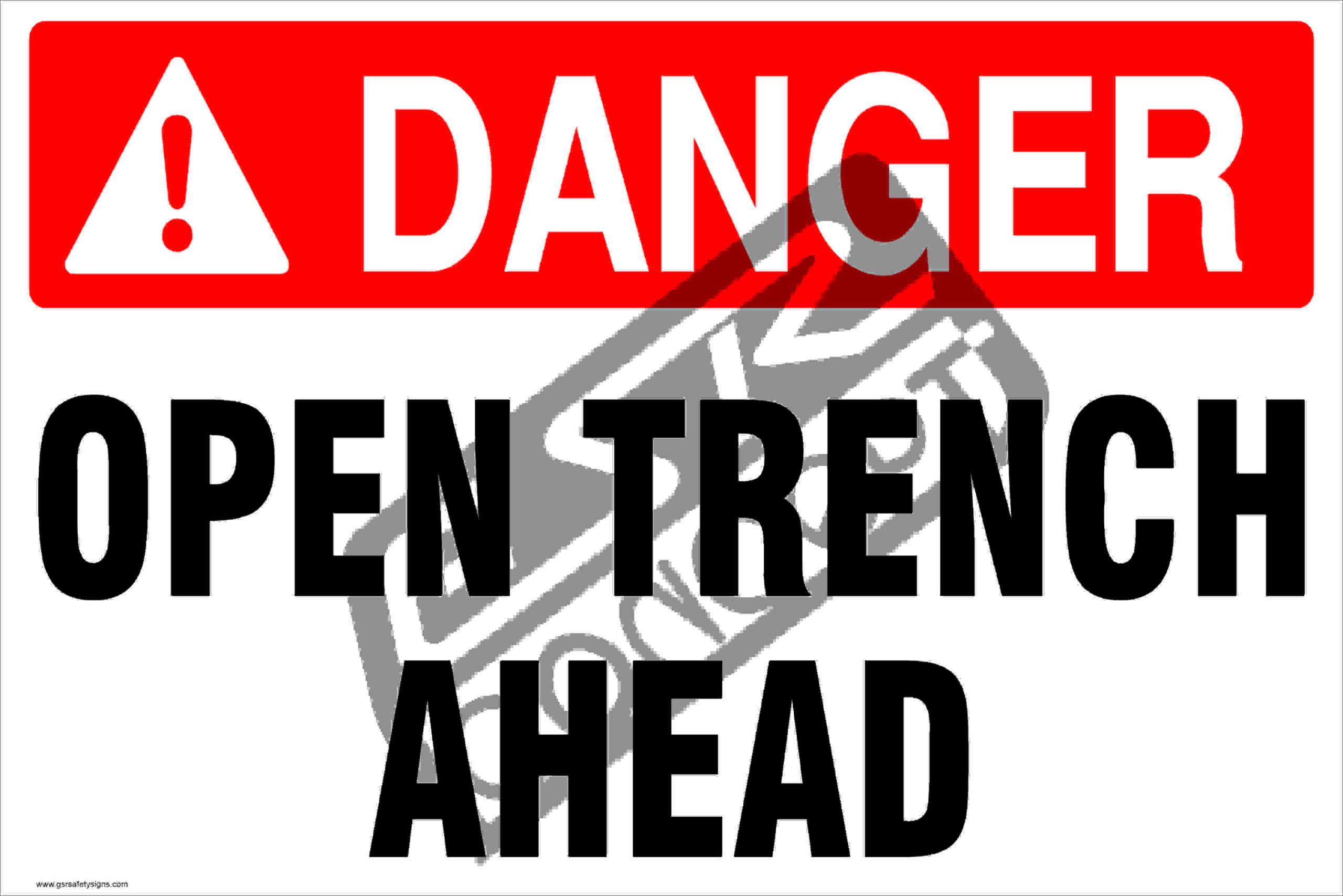 Danger - Open Trench